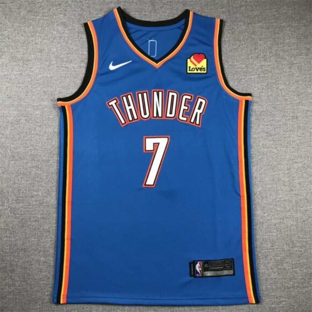 Mens Chet Holmgren Blue Stitched Jersey